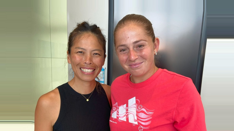 Unikālās tenisistes Ostapenko un Šei priecīgas sākt sadarbību