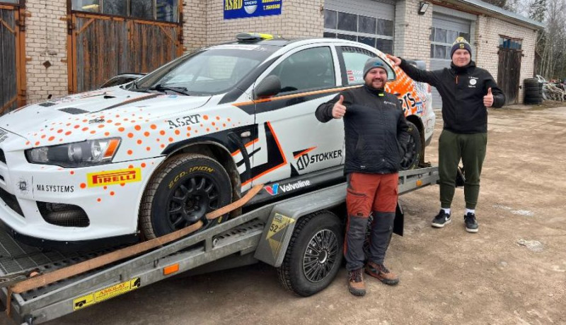 Latvijas un Igaunijas rallija čempions Madars Dīriņš iegādājas jaunu automašīnu
