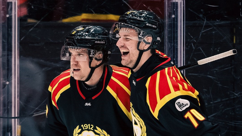 Indrašim piespēle, "Brynäs" čempioni nostāda nepatīkamā situācijā