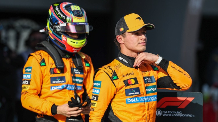 Piastri sarūpē "McLaren" otro uzvaru, Norisa bremzes rada bažas
