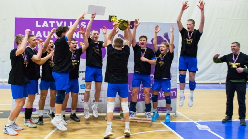 Latvijas čempionātā volejbolā U-17 grupā uzvar Daugavpils komanda