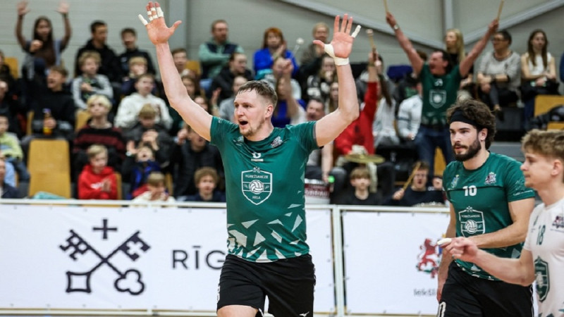 Cīņa par Latvijas volejbola čempionāta zelta medaļām sestdien turpināsies Daugavpilī