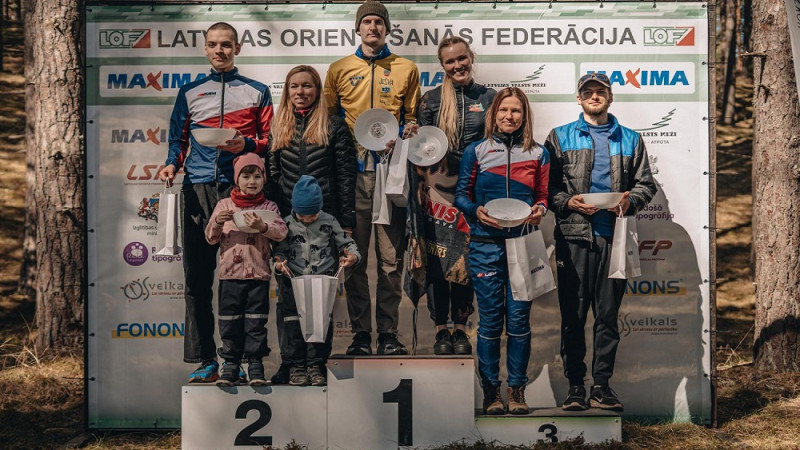 Ločmelis un Sirmā labākie LK posmā "Ziemeļu divdienās" orientēšanās sportā