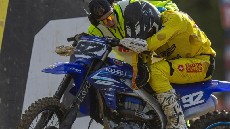 Šveices MXGP posmā piedzīvotajā kritienā Guilo guvis traumu
