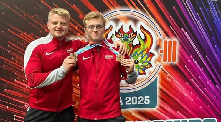 Vasiļonokam bronza pasaules jauniešu čempionātā svarcelšanā