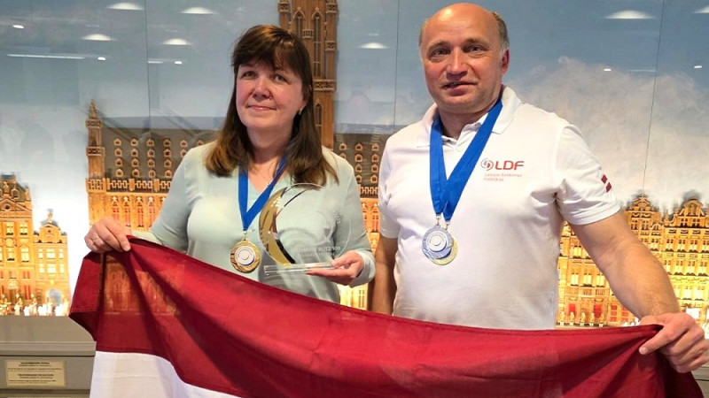 Latvijai dubultuzvara Eiropas čempionātā 100 lauciņu dambretē