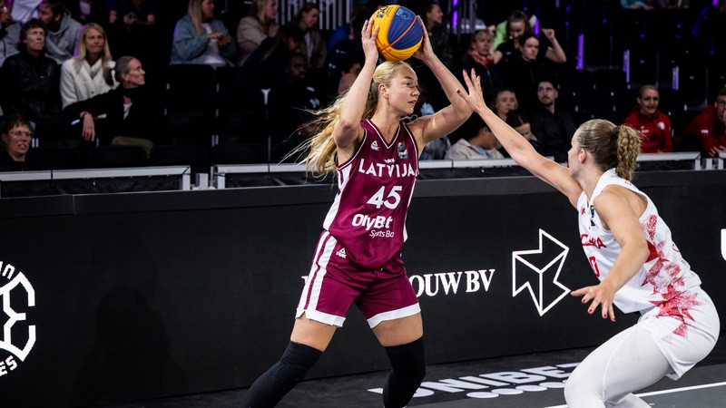 Digna Strautmane debitē 3x3 basketbolā, Latvija saņem mācību Amsterdamā