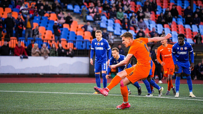 Aivara Emša 11 metrinieks Gargždiem sniedz punktu, Kazakevičam sakāve Lietuvas nacionālajā stadionā