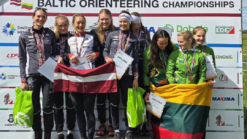 Latvijas orientieristi uzvar Baltijas čempionātā piekto gadu pēc kārtas