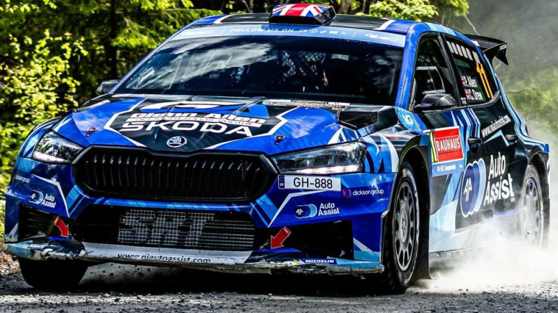 Sākas Skandināvijas ERC rallijs, uz starta divas latviešu SRT komandas mašīnas