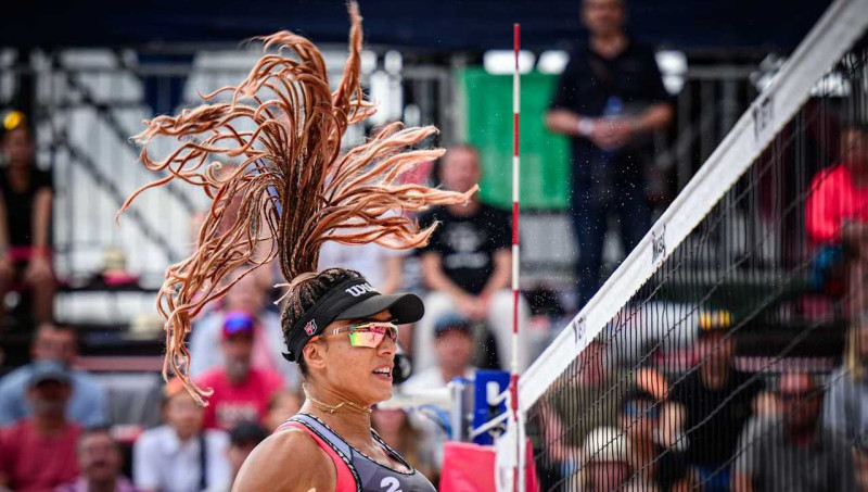 Olimpiskā vicečempione satriec ar frizūru