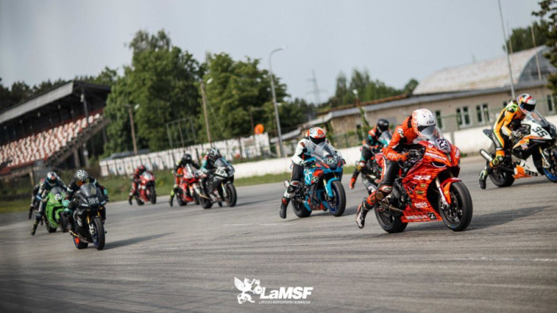 Biķernieku trasē aizvadīts Baltijas čempionāts motošosejā