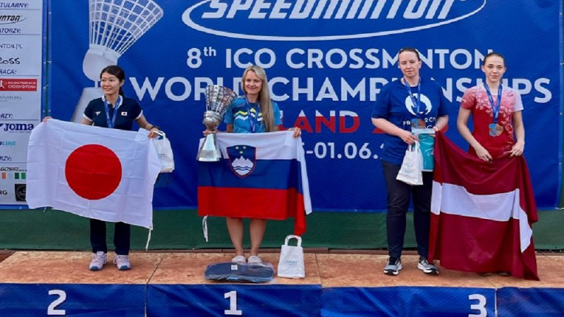Spāre Latvijai izcīna vēsturisku panākumu – 3. vietu pasaules čempionātā krosmintonā