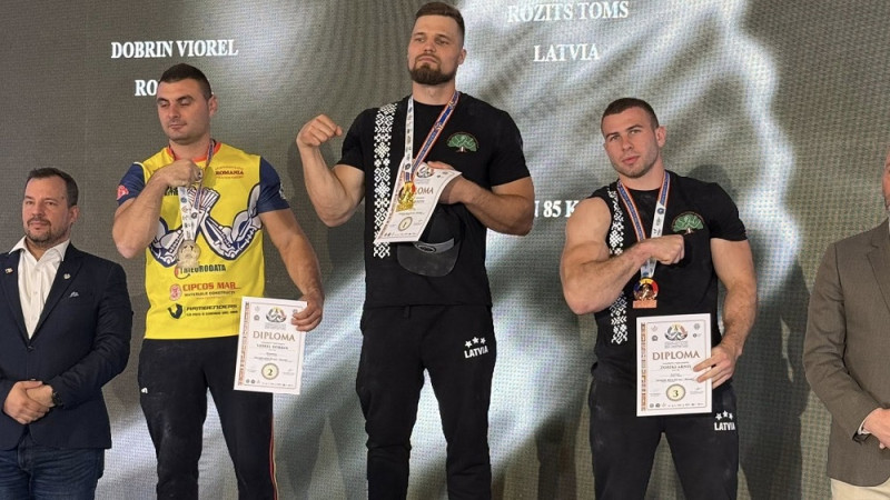 Rozītis kļūst par četrkārtēju Eiropas čempionu armvreslingā