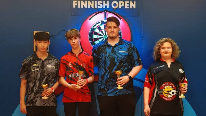 Šautriņu metējam Laumanim uzvara un 3. vieta "Finnish Open & Masters 2025"