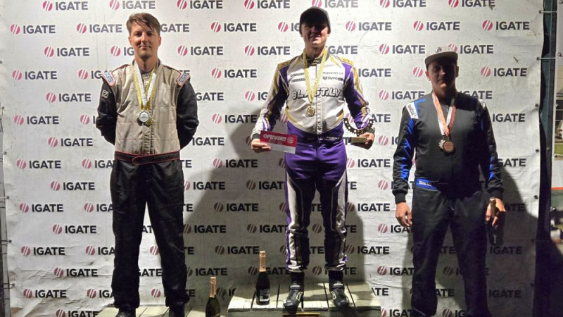 Vasaras nakts "Openkart" sacīkstēs ar hat trick triumfē Laipnieks