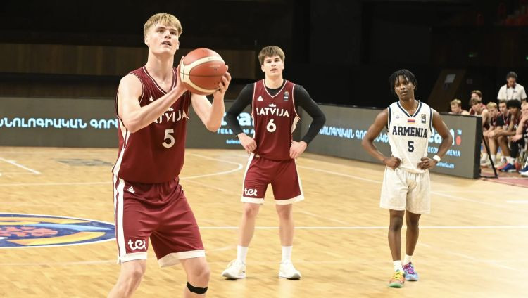 Latvijas U20 izlase Eiropas B divīzijā turpinās pret grupas līderi Melnkalni