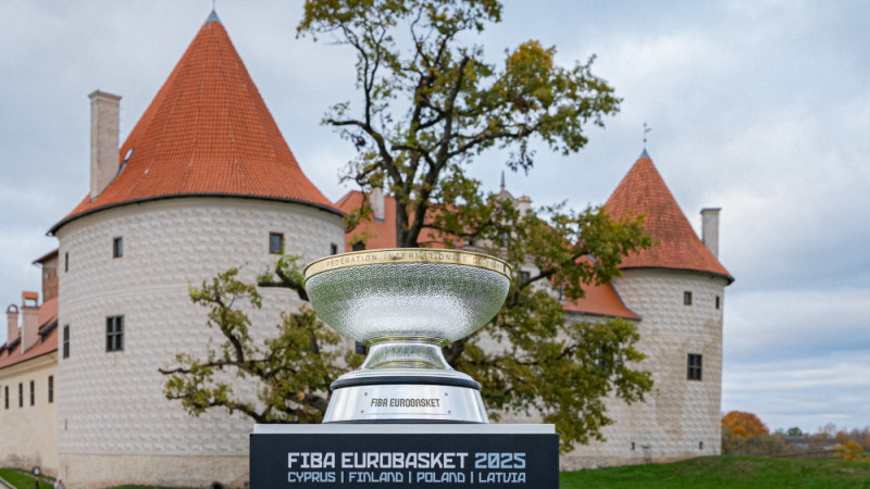"EuroBasket" trofeja dodas otrajā Latvijas ceļojuma tūrē