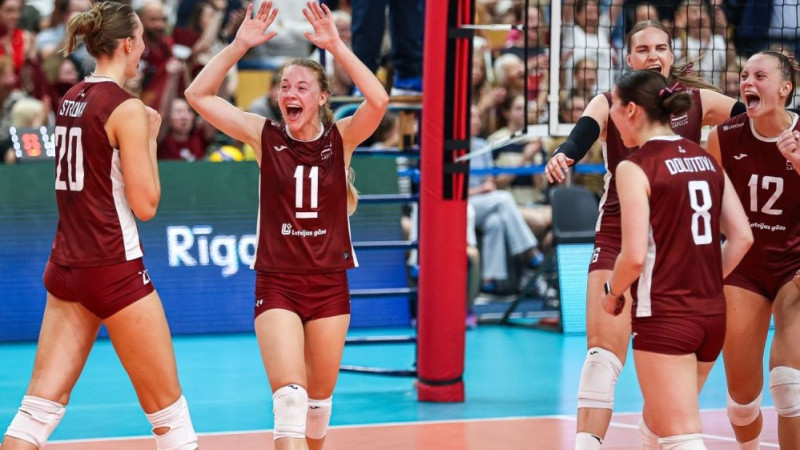 Būt vai nebūt: Latvijas dāmu volejbola izlasei izšķirošā spēle Eiropas čempionāta kvalifikācijā