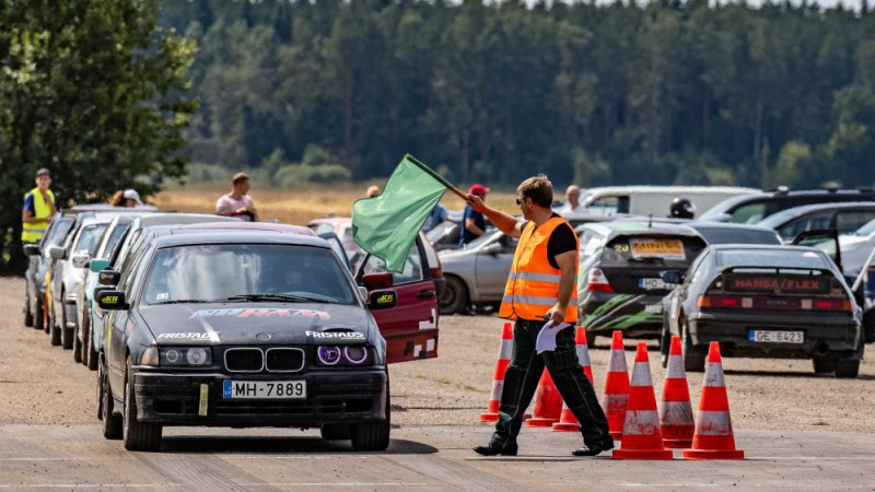 Sestdien Latvijas autosprinta kausa posms "Baronu" trasē