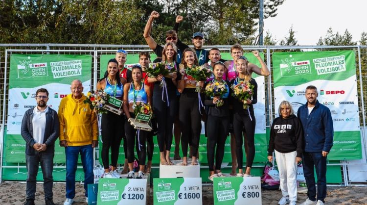 Bedrītis/Rinkevičs Ventspilī nosargā Latvijas titulu, Ozoliņas triumfē pirmoreiz