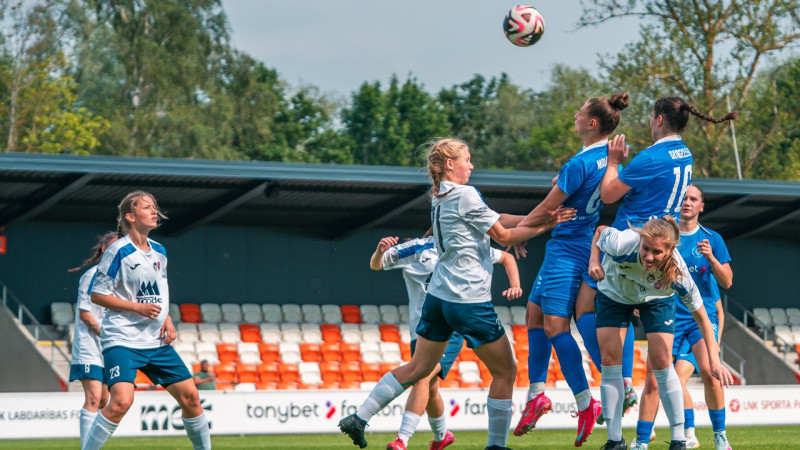 RFS pret zemgaliešiem drūma diena arī sieviešu futbolā