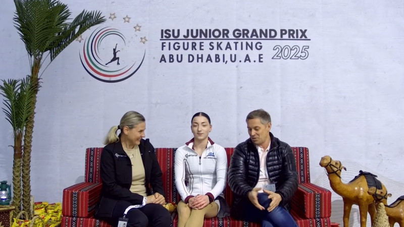Baranovskai desmitā labākā īsā daļa junioru "Grand Prix" posmā Abū Dabī