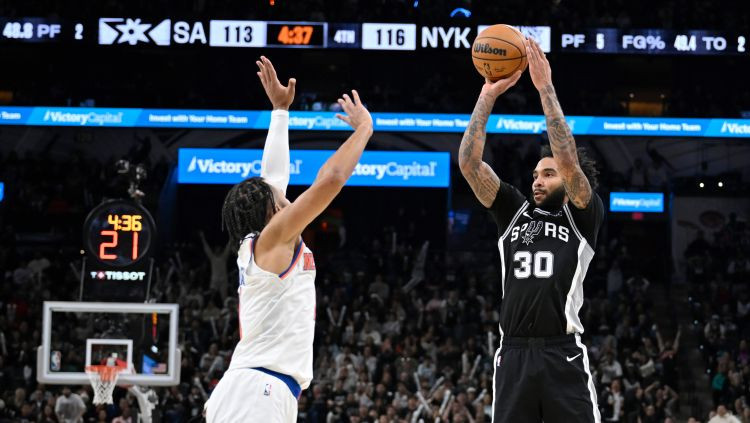 Šempenī "Spurs" trejaču rekords, Vembijam ceļgala problēma, Bankero un Makkolumam uzvaras grozi
