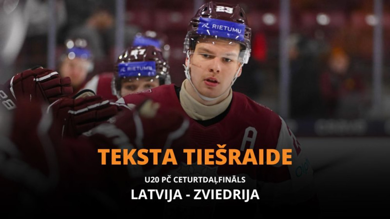 Teksta tiešraide: Latvija - Zviedrija 3:6 (spēle noslēgusies)