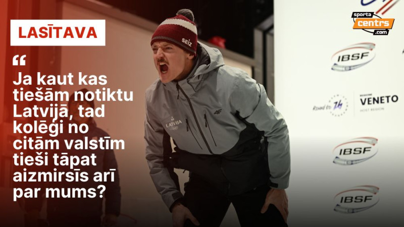 "Kaut ko murgoja par neitralitāti." Šteinbergs par protestu Īglsā un OS kvalifikāciju