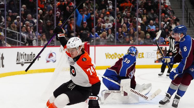 Tipetam hat-trick, Filadelfijas "Flyers" bez Ābola viesos sasit NHL līderi